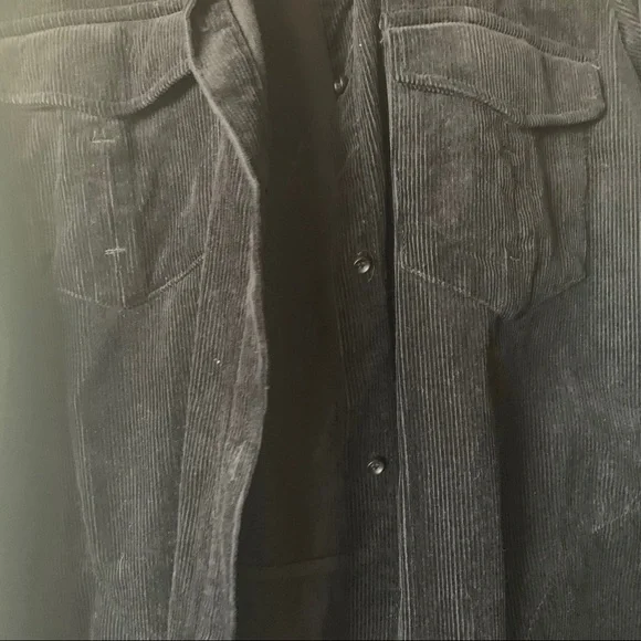 Zara Long Corduroy Overshirt Jacket - Picture 10 of 12